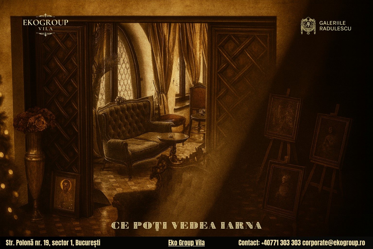 Ce poți vizita în București iarna: O incursiune magică în Expoziția „Crăciunul anilor ’30” de la Eko Group Vila